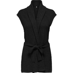 Only - Onlkatia Sl Rib Long Vest - Gilet - Zwart