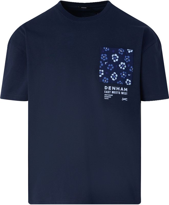 Denham Katagami t-shirt met korte mouwen