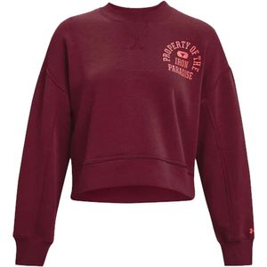 Under Armour - Project Rock - Fleece Sweater - Burgundy