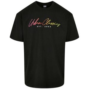 Urban Classics Heren script logo t-shirt