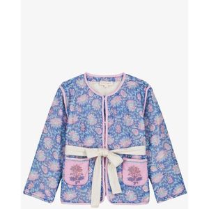 Louise Misha - Teliani - Zomerjas - Blauw - Gewatteerd