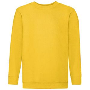 Fruit of the Loom - Klassiek Sweatshirt - Kinder/kids - Met Inzet