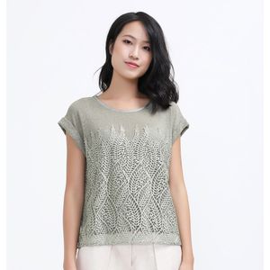 Kant- en tule t-shirt