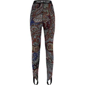 Philipp Plein - Leggings - Veelkleurig - Katoen - Asymmetrische Zoom