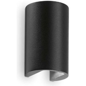 Ideal Lux apollo wandlamp aluminium led zwart
