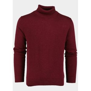 Bos - Coltrui - Rood - Dex Rollneck Pullover - 100% Katoen