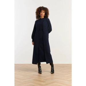 Smashed Lemon - Zandkleurig - Gebreid Vest - Maxi Model - Dames