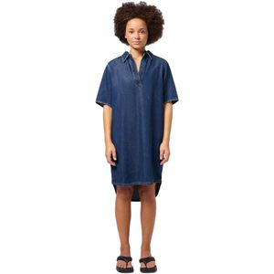 Wrangler Denim shirt dress famous dark blue lyocell