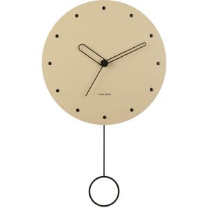 Karlsson wandklok studs pendulum zand- Ø30cm