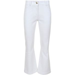 Zizo - Flynzi - Broek - Wit - Stretchstof - Flared Pasvorm