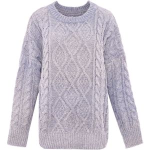 Mymo - Jumper - Blauw - Wol - Pullover Trui