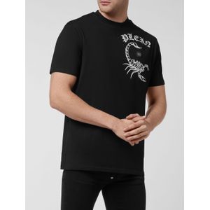 Philipp Plein - T-shirt - Zwart - Scorpion-print - Katoen