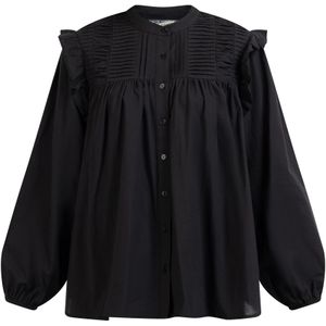 Dreimaster Bloes met lange mouwen teylon Dames zwart