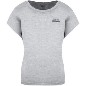 Supra - 192223 020 - T-shirt - Grijs - Korte Mouw - Ronde Hals