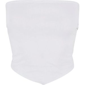 Urban Classics Dames bandeau top met knoopjes