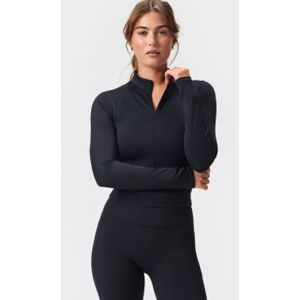Stronger - U743-99999 - Sporttrui - Zwart - Half Zip Long Sleeve