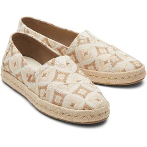 TOMS Alpargata Rope 2.0 Polyester Dames Espadrilles Natuur Georiënteerd