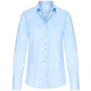 HV Society - hvssofia - Blouse - Stretchkatoen - Effen Kleur - Getailleerd