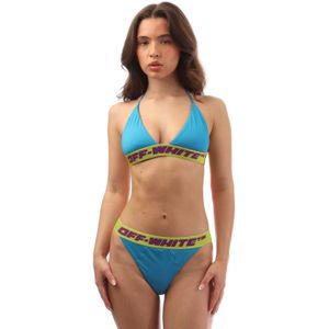 Off White - Logo Band Bikini - Blauw - Triangelbikini's