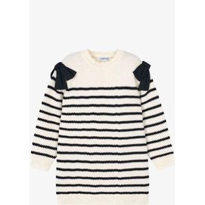Mayoral - Jurk - Gebreid - Meisjes - Lange Mouwen - Gestreept Patroon