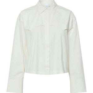Y.A.S - Yasciru - Korte Blouse - Ecru - Met Studs