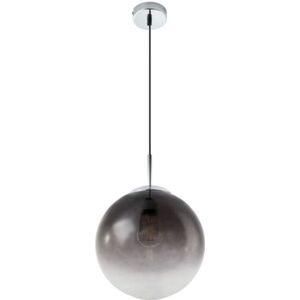 Globo Moderne hanglamp varus l:25cm e27 metaal chrome