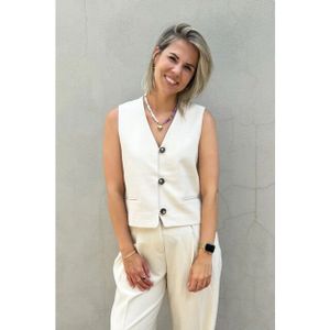 MSCH Copenhagen - Gilet Rosina Michelle - Beige - Dames