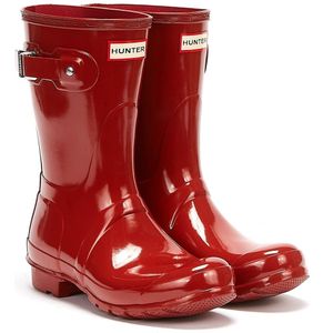 Hunter - Original Gloss Short - Kuitlaarzen - Military