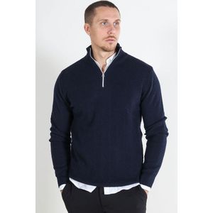 Kronstadt Carlo half zip ks2790 dark navy -  heren trui