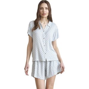 JJBEH0500 damespyjama met korte mouwen