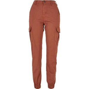 Urban Classics Dames cargo broek met hoge taille