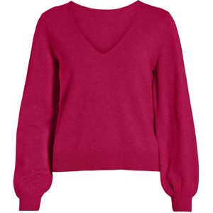 Vila Viril rev v-neck l/s top noos