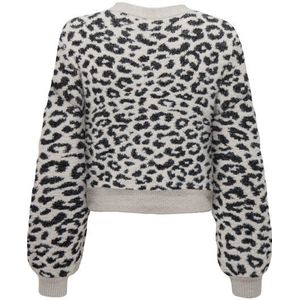 JDY - Vest - V-Hals - Gebreid - Lange Mouwen - Knoopsluiting - Kort