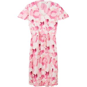 Tom Tailor - Jurk - Knielengte - V-hals - Korte Mouwen