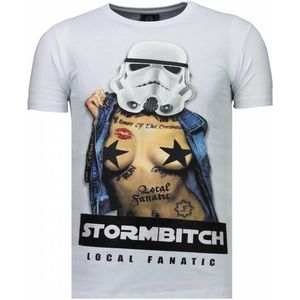 Local Fanatic Stormbitch rhinestone t-shirt