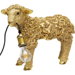 Kare Design Kare tafellamp animal flower sheep gold