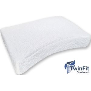 Mahoton Hoofdkussen twinfit cooltouch soft 7 cm incl. 2 stuks molton kussenslopen