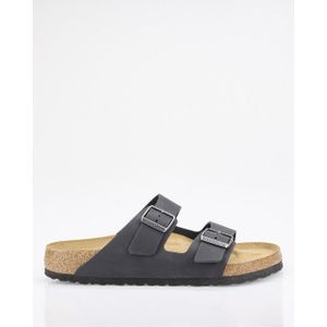 Birkenstock - Arizona - Slipper - Glanzend Zilver - Smal Voetbed