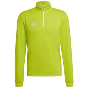 Adidas - Entrada 22 - Trainings Sweatshirt - Zwart - 100% Polyester, Aeroready, Sneldrogend