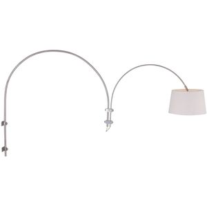 Steinhauer Moderne wandlamp - metaal modern e27 l: 39cm voor binnen woonkamer eetkamer zilver