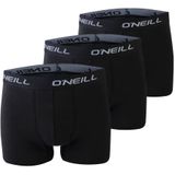 O'Neill Heren boxershorts trunks 900003 effen zwart 3-pack