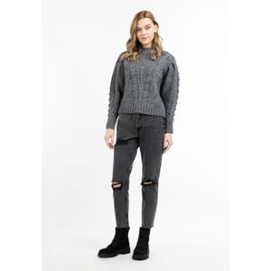 Dreimaster - Gebreide Trui - Donkergrijs - Dames