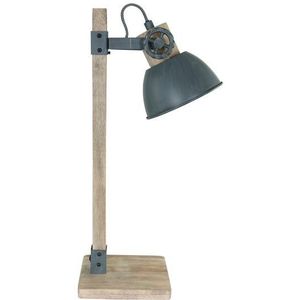 Mexlite Tafellamp | gearwood | grijs | woonkamer | kantoor | tafellampen industrieel