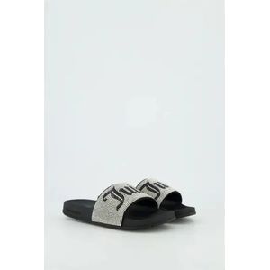 Juicy Couture Donna black diamante-slippers voor dames