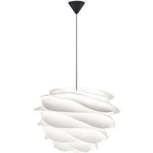 Umage Carmina medium hanglamp white met koordset zwart Ø 48 cm
