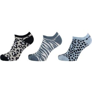 In Control 866 3pack sneakersocks animal