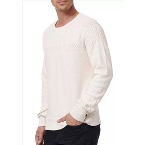 Rusty Neal Rustyneal herenshirt sweater ivoor ronde hals