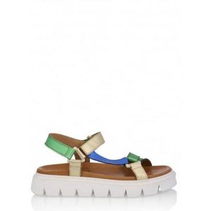 Dwrs - Samos - Sandalen - Veelkleurig - Leer