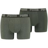 Puma - Basic Boxer 2-Pack - Ondergoed - Groen