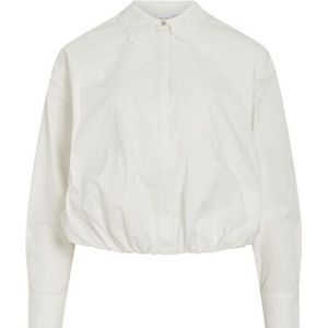 Vila - Viwavya - Blouse - Off-white - Lange Mouwen